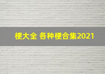 梗大全 各种梗合集2021